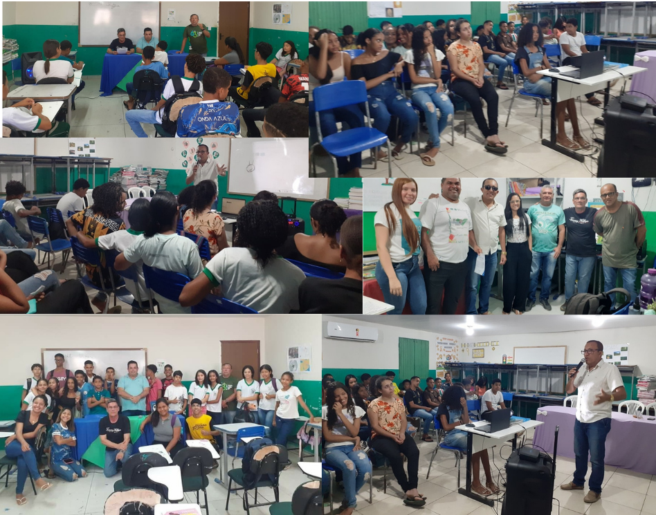 Vereadores, Irmão Silvinho e Roosevelt Rodrigues participam de sabatina em  Escola Municipal.